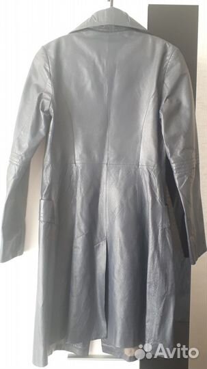 Плащ кожаный La Reine Blanche, 42-44р