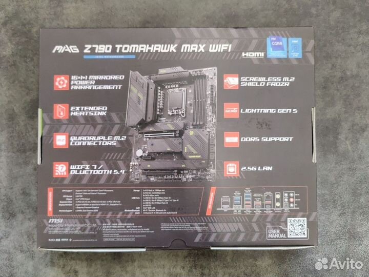 Материнская плата MSI MAG Z790 tomahawk MAX wifi н