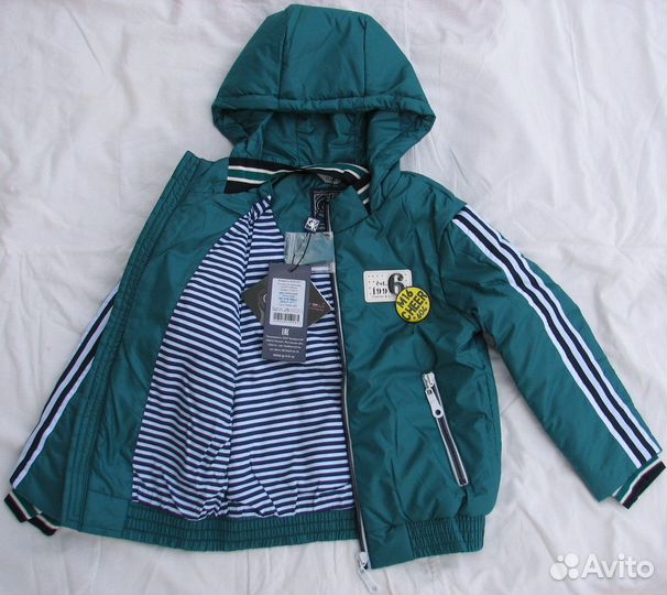 Новая теплая брендовая куртка демисезон