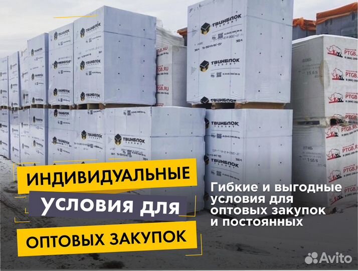 Газоблок Твинблок Теплит