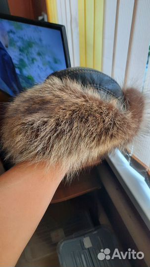 Норковая шапка мужская