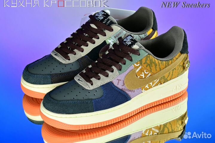 Кроссовки Nike Air Force 1 Low Travis Scott, 44