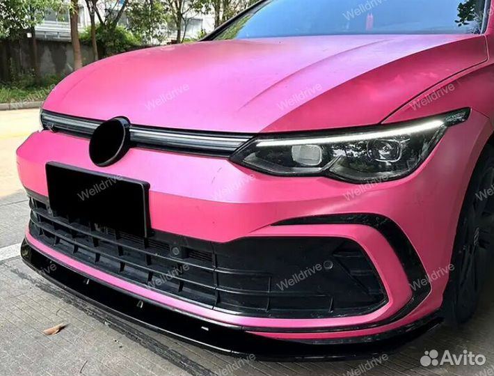 Обвес передний VW Golf 8 MK8 GTI R-line глянец