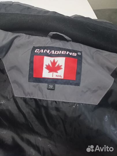 Пуховик мужской canadiens р-р 50