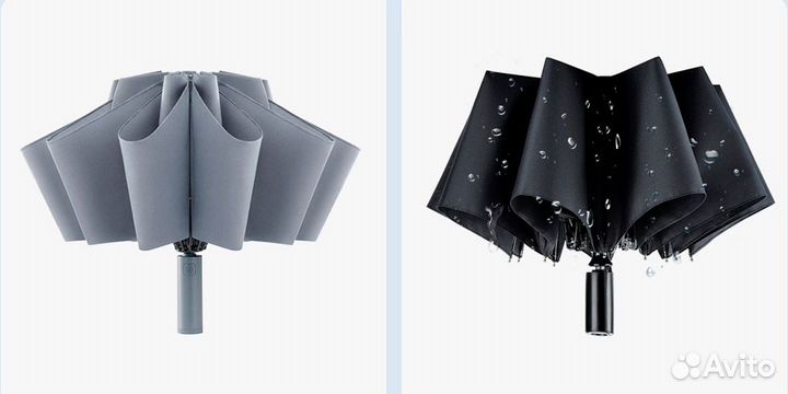 Зонт Xiaomi 90 Points с светодиодным фонариком