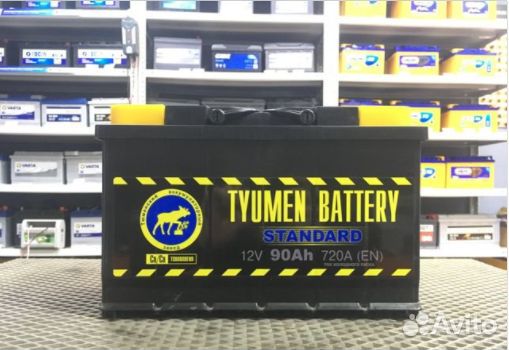 Аккумулятор 90Ач Тюмень 720A Прямая полярность
