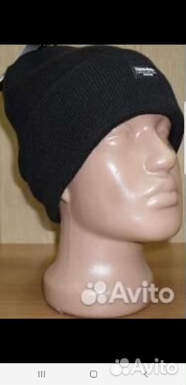 Мужская шапка двойная с утеплит.Тинсулейт