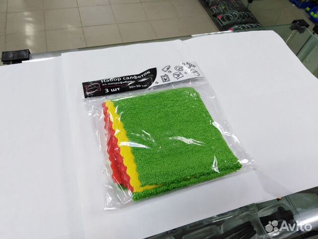 Набор салфеток из микрофибры континентпак 30х30см