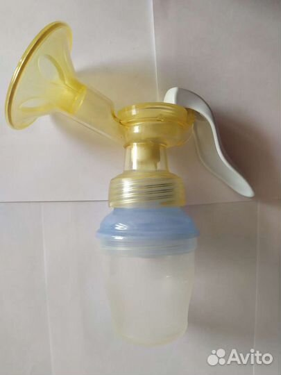 Молокоотсос avent ручной с системой хранения VIA