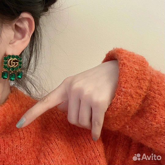 Серьги gucci