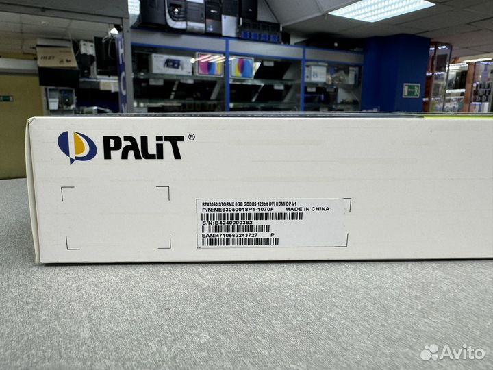 Видеокарта Palit nvidia GeForce RTX 3050 stormx 8G