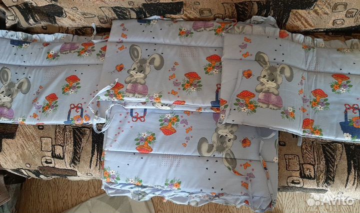 Бортики в детскую кроватку бу