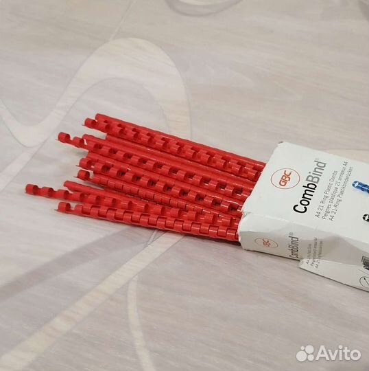 Пластиковые пружины CombBind для переплета GBC