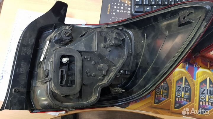 Фонарь задний левый на renault logan 2