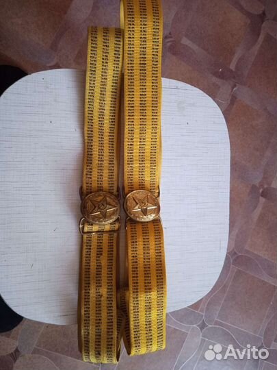 Ремень офицерский парадный