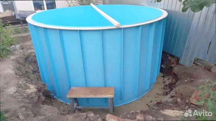 Пластиковый круглый бассейн с доставкой по РФ