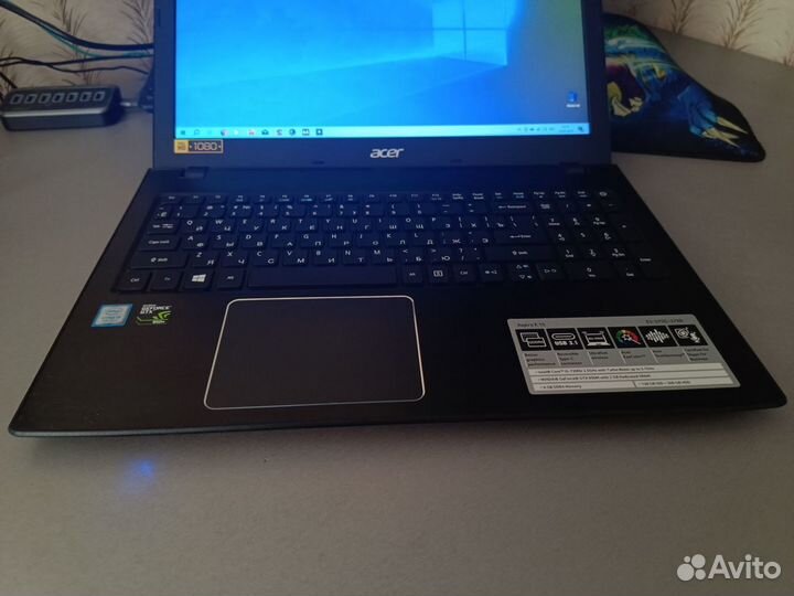 Acer: 15.6 Fhd, i5-7200, Gtx950, 10Ddr4, ssd+hdd