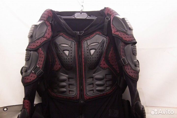 Защита тела мото scoyco am02-2 красная