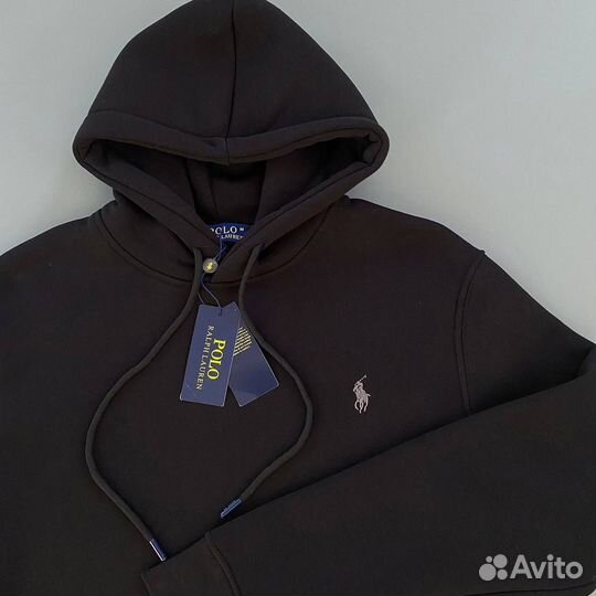 Толстовка Polo ralph lauren с начесом черная