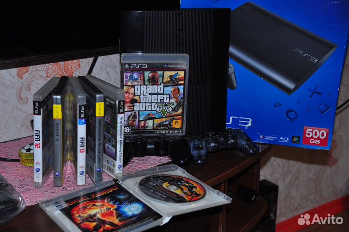 Sony playstation 3 super slim + 45 игр