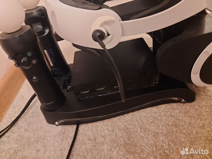 Подставка для VR PS4 с функцией зарядки 2 move