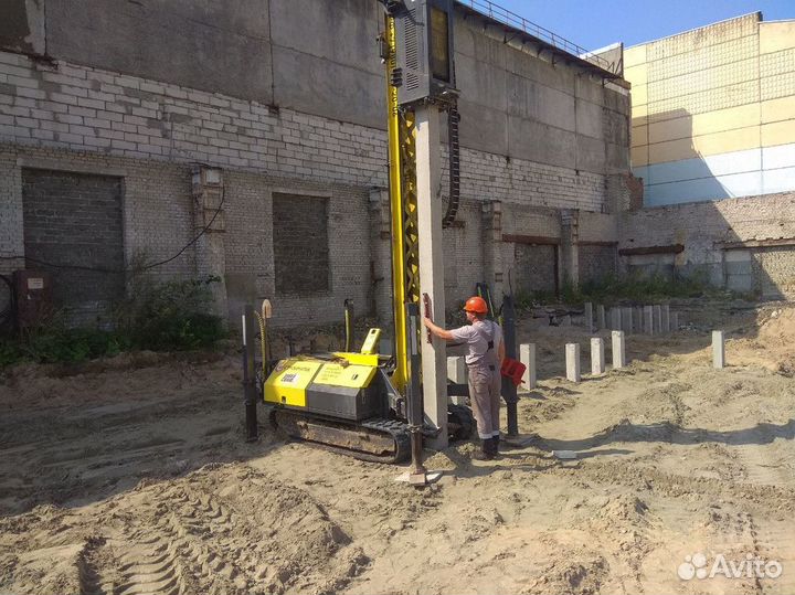 Жб сваи от производителя / Монтаж, забивка свай