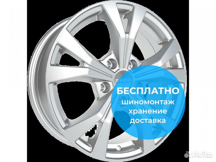R16 5x114,3 6,5J ET45 D67,1 Скад Нагано сильвер