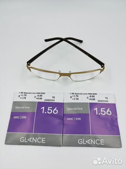 Готовые очки OU+1.75 dpp:62-64