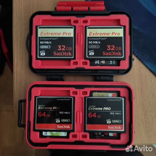 Флешки SanDisk Extreme 64Gb 120мб/с - 2 штуки