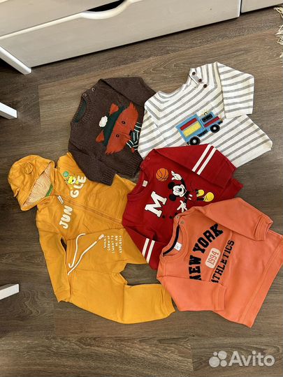 Пакет вещей на мальчика 80 86 размер