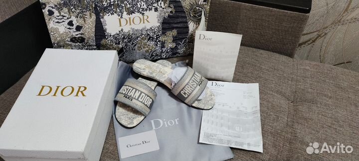 Шлепанцы Dior