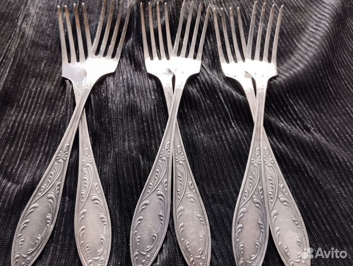 Набор вилок, ложек мнц Кольчугино, Пламя СССР