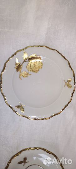 Тарелка блюдце фарфор Германия Англия