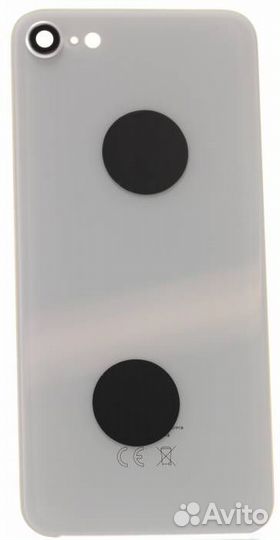 Задняя крышка для iPhone 8 Белая (со стеклом камер