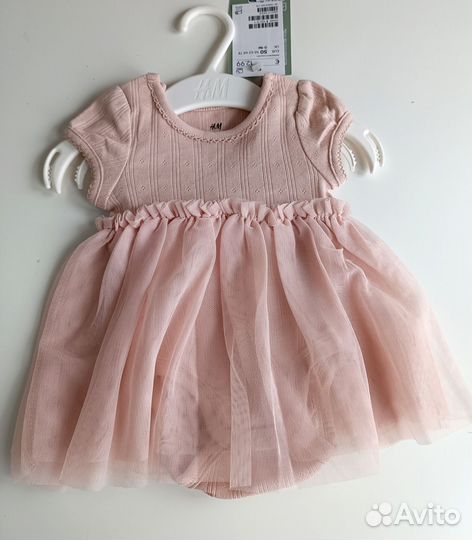 Новое нарядное платье боди H&M 50