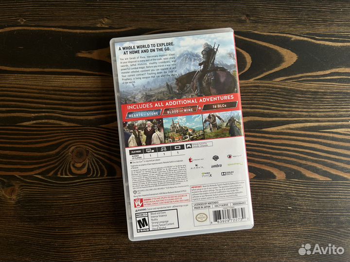 Ведьмак 3 для Nintendo Switch