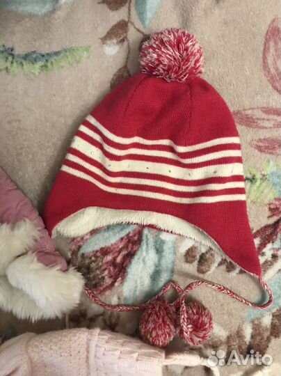 Шапочки на девочку 1 год