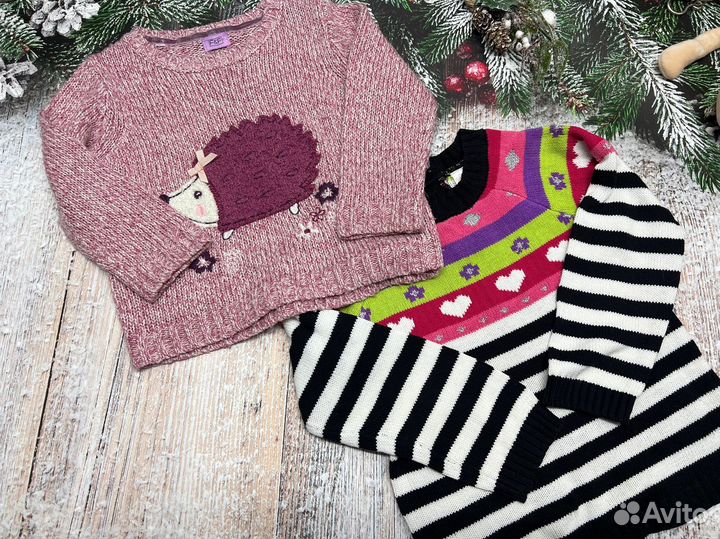 Свитер кофта для девочки 92-98 98-104 за оба