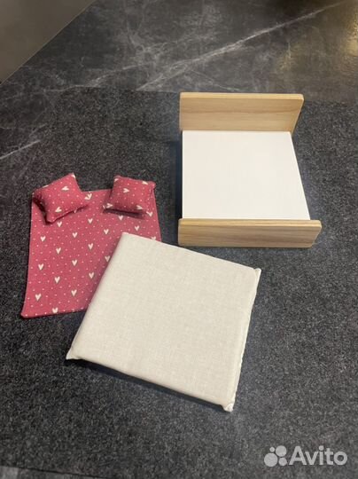 Мебель деревянная для кукол 10 см