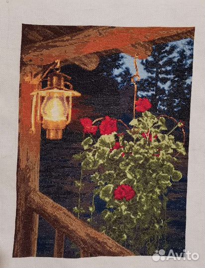 Картина вышитая крестом