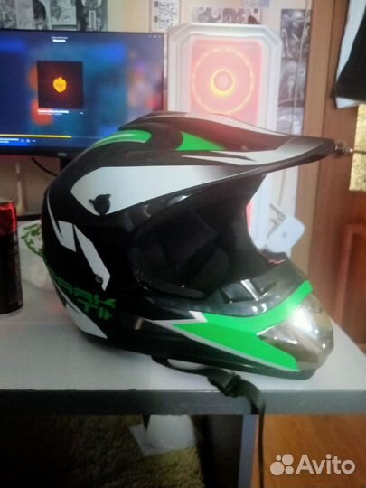 Шлем кроссовый бу