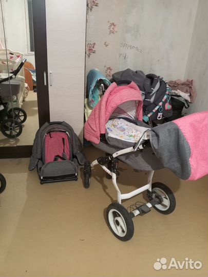 Коляска 2 в 1 бу