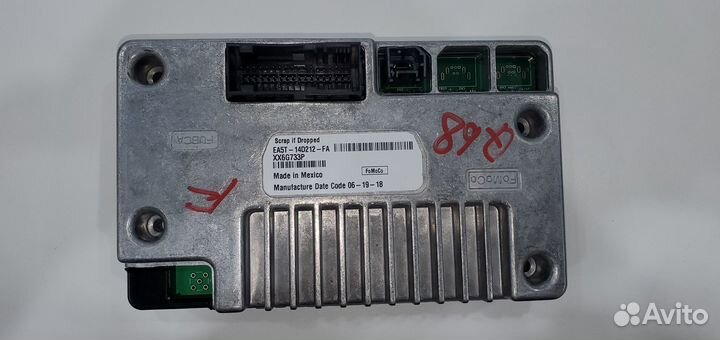 Монитор мультимедии sync ford