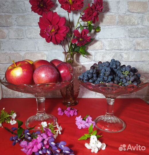 Фруктовницы парные 70-гг.Винтаж