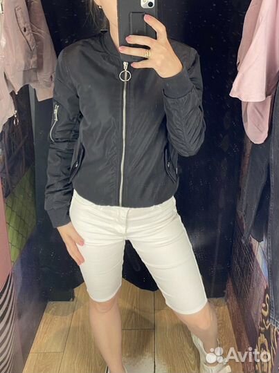 Куртка бомбер xs