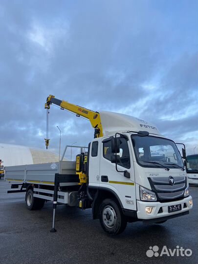 Шасси Foton S100 с КМУ HYVA, 2023