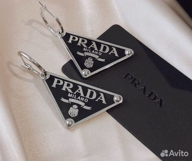 Серьги Prada