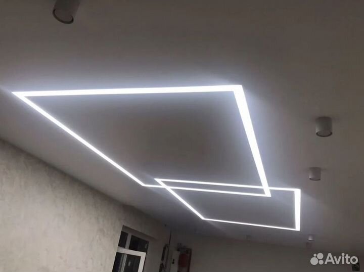 Натяжные потолки от производителя под ключ