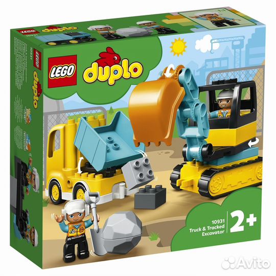Lego duplo 10931 Грузовик и гусеничный экскаватор