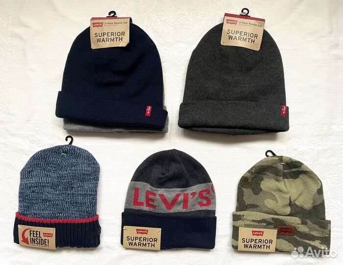 Мужская шапка Levis из США